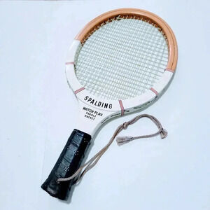 Spalding Match Play Paddle Racket 9 1/2" x 7 1/2" Face 17 1/2" Top to Bottom